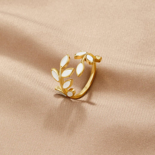 Serene - Guldblad Ring