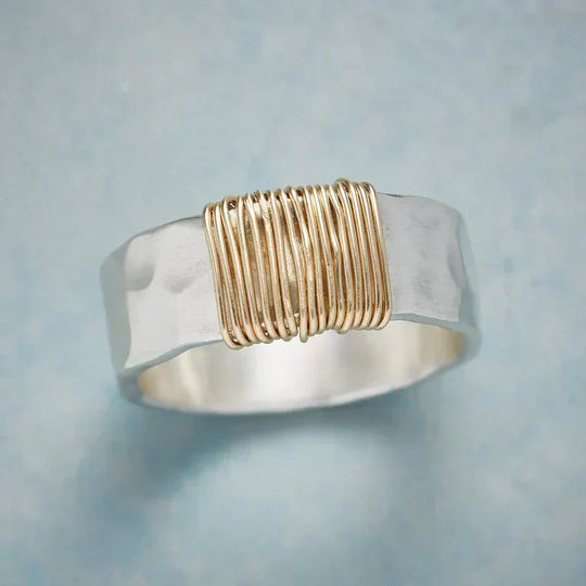 Gylden Boho Tråde Ring